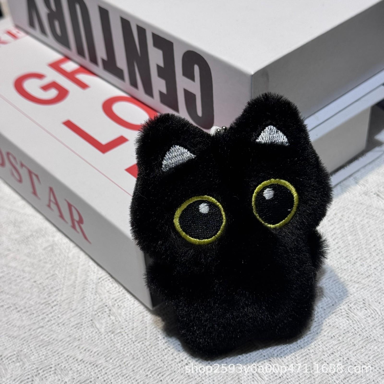 

Милая пищащая кукла-кошка чёрный