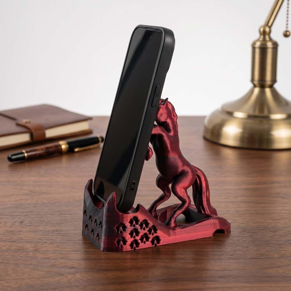 Anti-slip Horse Mobile Phone Stand Figure Toys Cell Phone Bracket  Desk Decor