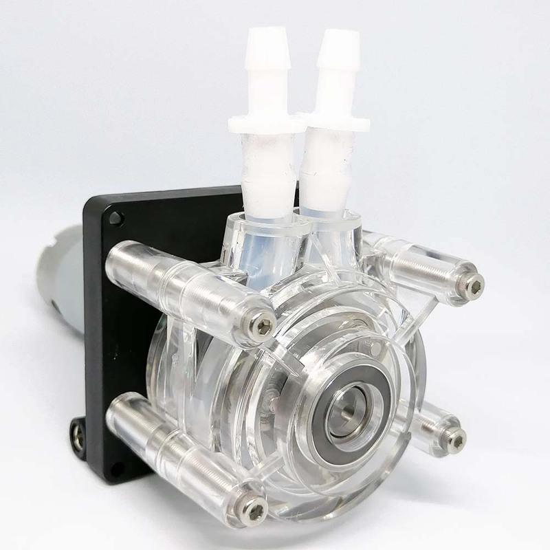 Peristaltic Pump Water Pumping Adjustable Flowrate 200ml~3000ml/min Plug and Play With Power Adaptor