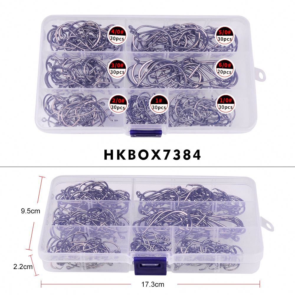 Free Samples High Carbon Steel Barbed Fishing Hook Saltwater Octopus Hook Bulk Long Shank Single Hooks 100pcs/pack