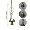 Witch Bells Protections Door Hangers Handmade Hanging Witch Bells Wiccan Magics Wind Chimes Doorknobs Witchcraft Decors