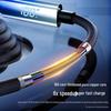 Gradient Braided Dual Type-C Fast Charging Cable with Digital Display for Huawei, Xiaomi, Vivo, Oppo, and Honor
