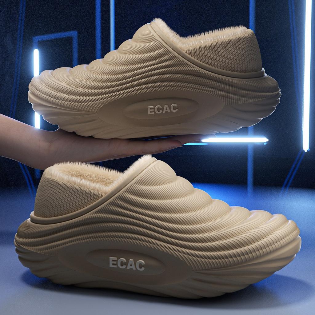 Waterproof Cotton Slippers 2025 New Autumn and Winter Indoor Home Fluffy Warm Thick-bottomed Cotton Slippers