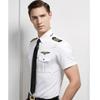 Nieuwe Collectie Vliegtuig Kapitein Uniform Luchtpiloot Kracht Vliegpak KTV Halloween Cosplay Verkleed Zomer Man Vrouw Shirt Jurk