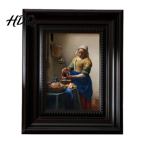 Modern Chinese Home Decor Retro Photo Frame Art Display Oriental Aesthetics Wall Small