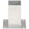 Post Anchor Set (4 Pcs) Galvanized Metal 81 Mm