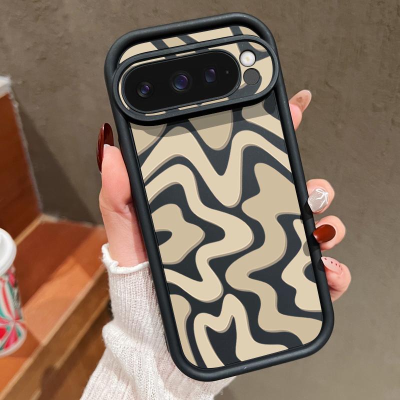 Soft TPU Phone Case For Google Pixel 10 8 7 Pro Pixel 9 10 Pro XL Stripe Patterned Silicone Back Cover For Google Pixel 9A 8A 7A