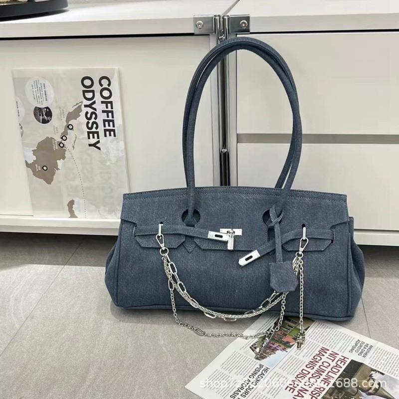 Womens Fashion Denim Crossbody Bag Casual Shoulder Handbag Daily Use