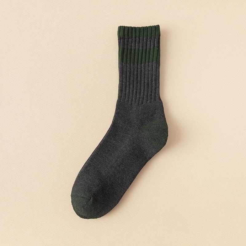 Men's Winter Fleece and Thickened Loop Warm Sports Thigh High Socks