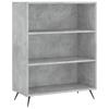 Highboard Concrete Grey 69.5 x 34 x 180 cm Engineered Wood