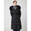 CC collect. Fox Fur Belted Long Goose Down C254psg191