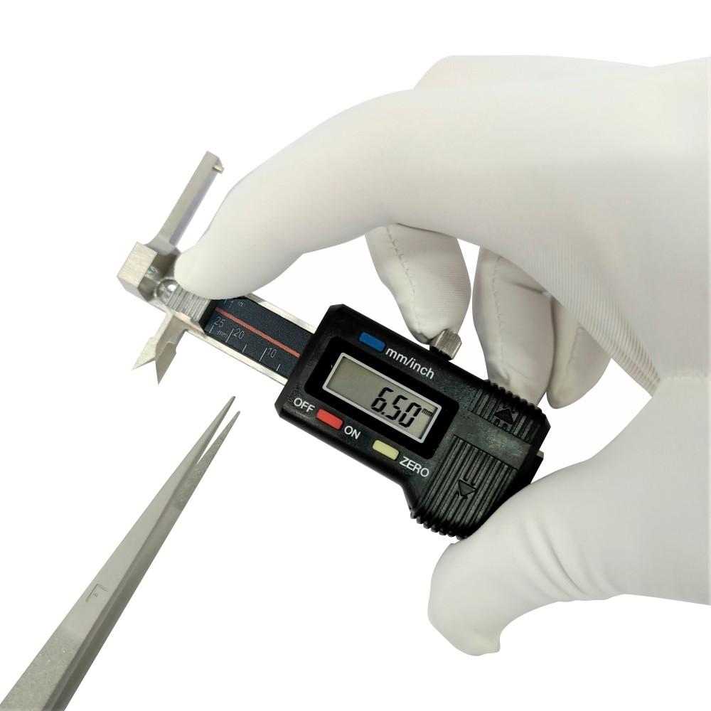 Digitale Edelstein-Messschieber mit Schmucknadel-Aufsatz Messwerkzeuge Hohe Qualität Mini-Taschen-Diamant-Messschieber 0-25mm 0,01mm LYSUZ