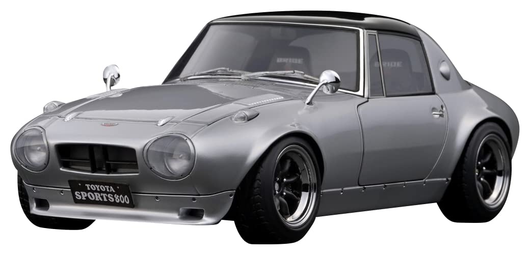 

ignition model Toyota Sports 800 NOB Hachi Silver finished product TK.Company 1/18 Ver. чёрный