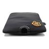 Kenzo Tiger Year Gold Tiger Head Logo Embroidered Zipper Neck Fabric Strap Headphone Bag Shoulder Bag Phone Bag Men Bags Black FB55PM408F24-99