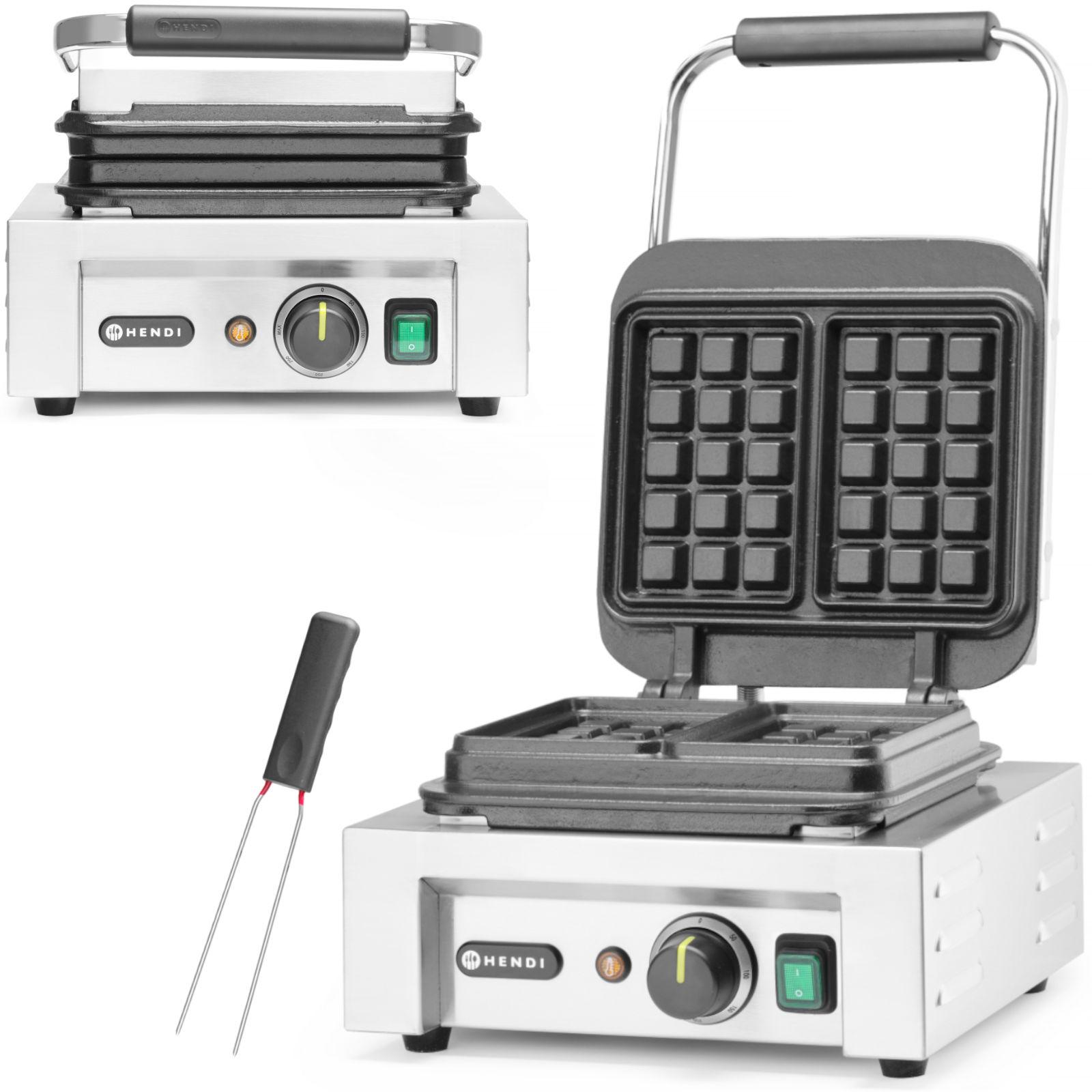 Super Merchant Professionele Wafelijzer, Groot Rooster, 2 Brusselse Wafels, 2200W