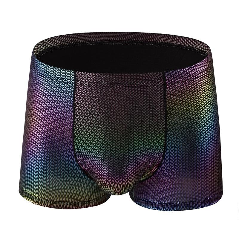 Men's Underwear Mid Waist Sexy Youth Men's Plus Size Comfortable Breathable Flat Corner Shorts
