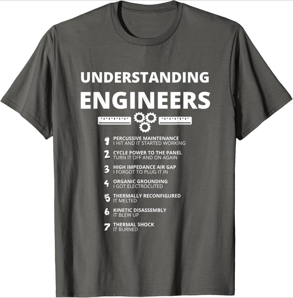Awesome EngineeringUnderstanding Engineers Funny Sarcastic Engineering Design100 Cotton Oneck Printed Mens Tshirt
