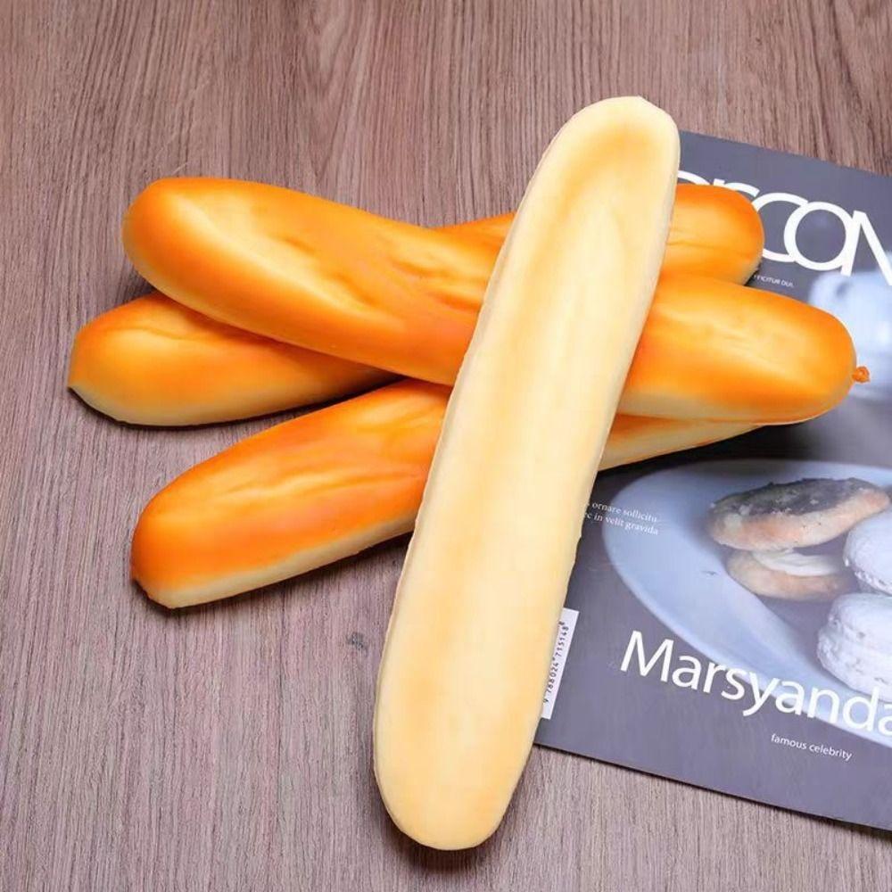 Soft Lifelike Artificial Bread Model Cake Shop Bakery Long Cake Model Home Decoration
