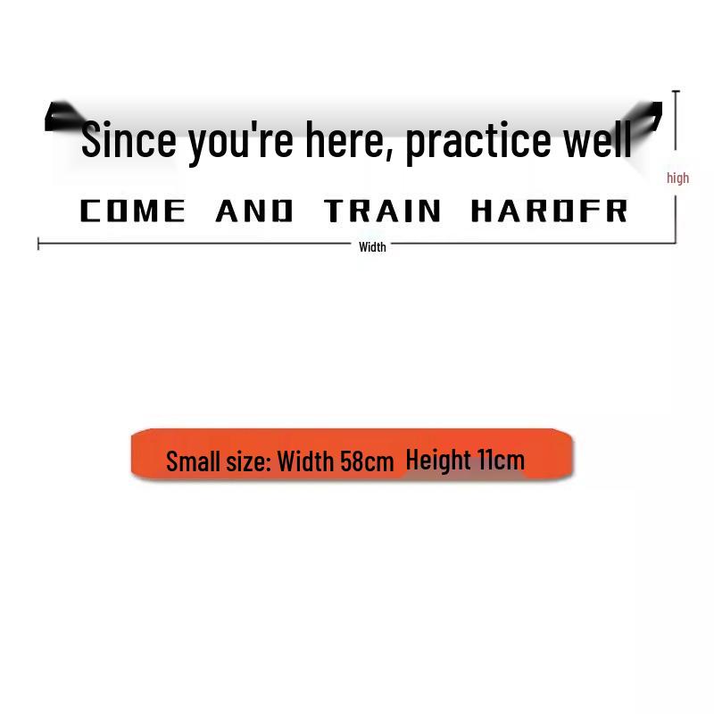 

Self-adhesive Gym Motivation Wall Sticker for Mirrors and Windows Small