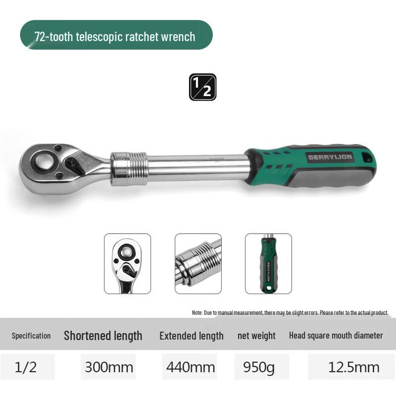 Berry Lion Quick Release Ratchet Wrench
