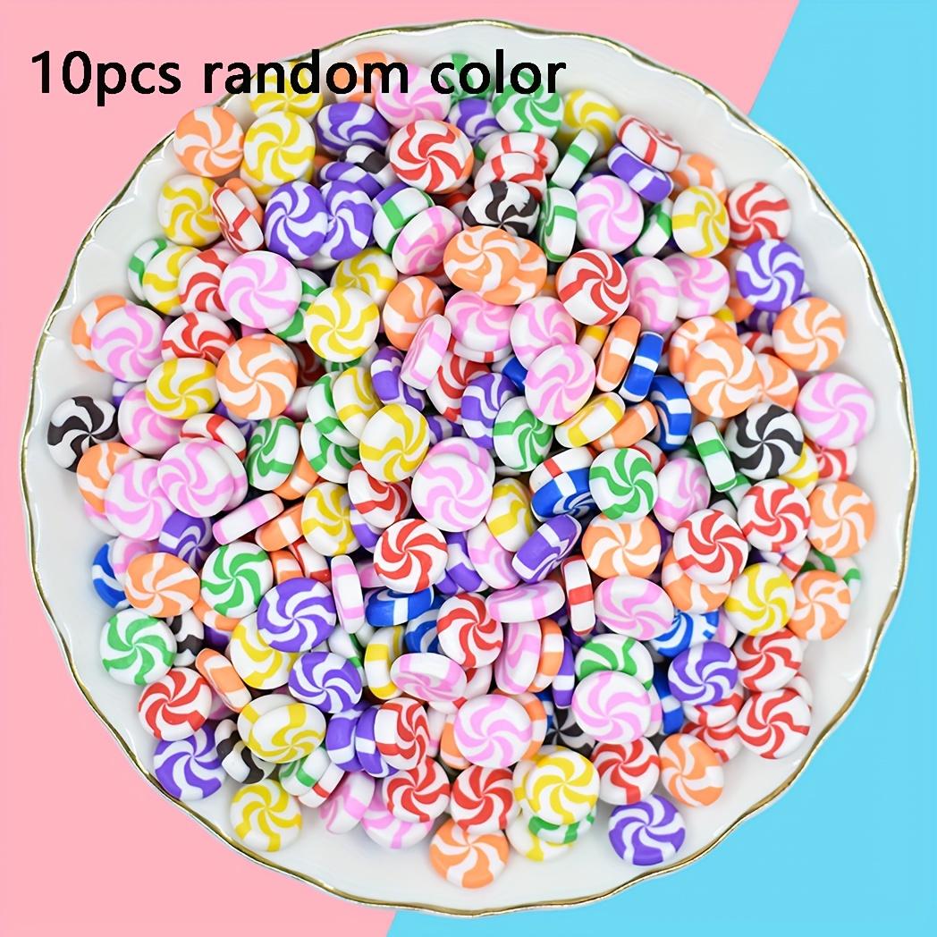 

10 pieces of multifunctional resin candy style jewelry - suitable for DIY jewelry, phone cases, keychains, and decorative access