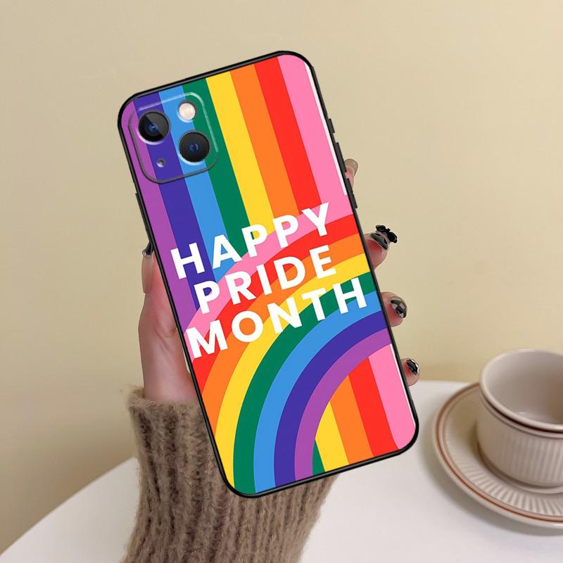 LGBTQ Lesbian Gay Pride Rainbow Case For iPhone 15 14 13 12 11 16 Pro Max Mini 7 8 Plus X XR XS Max Back Cover