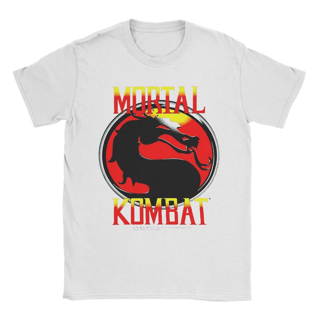 Mortal Kombat T-shirt Herr Rolig Ren Bomull T-shirt Rund Hals Kortärmad Sommartopp