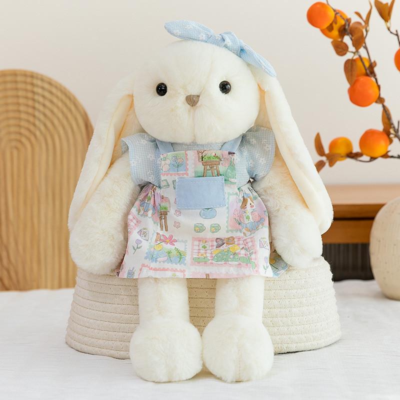 Cute Cartoon Bunny Plush Toy With Pp Cotton Filling For Kids Gift And Sleep Companion