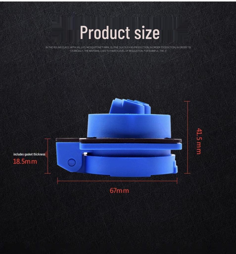 IP54 Waterproof 220V 10A 5-Hole Dustproof Socket with Flip Cover