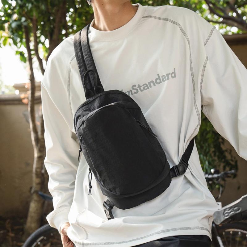 Outdoor Portable Casual Small Backpack Single Shoulder Crossbody Waist Bag Mobile Phe Bag Fashiable Urban Minimalist Nyl 1