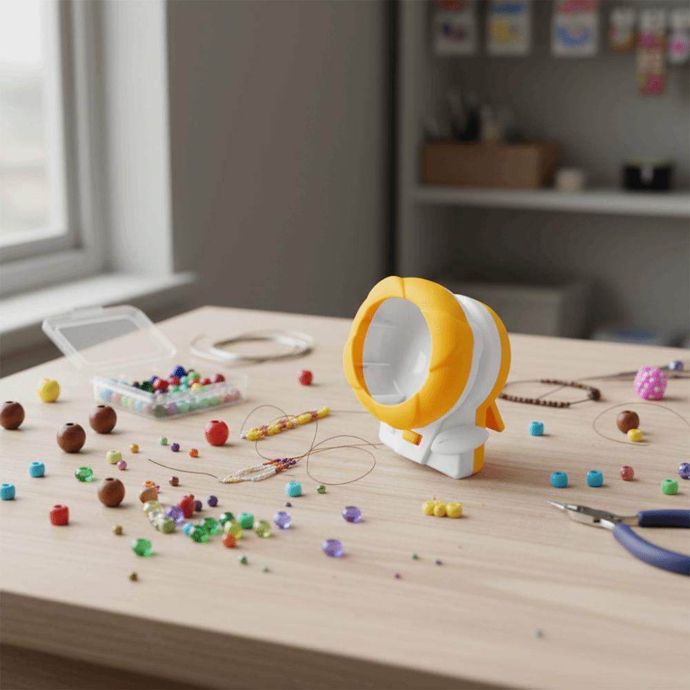 Quickly Beading Electric Bead Spinner Fast Spinning Beading Device Clay Bead Spinner Waist Beads