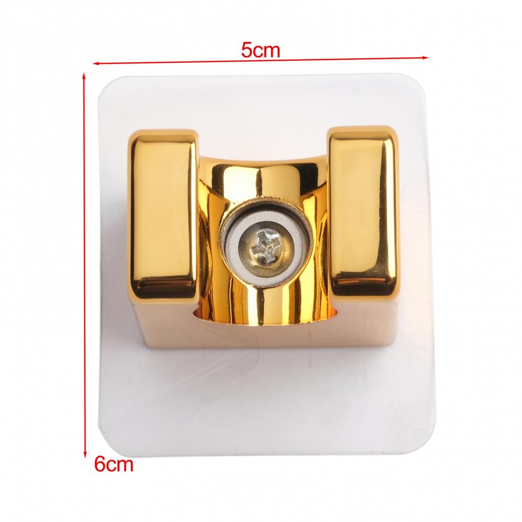 Secure Attachment Punchfree Shower Head Holder for Round and Square Heads