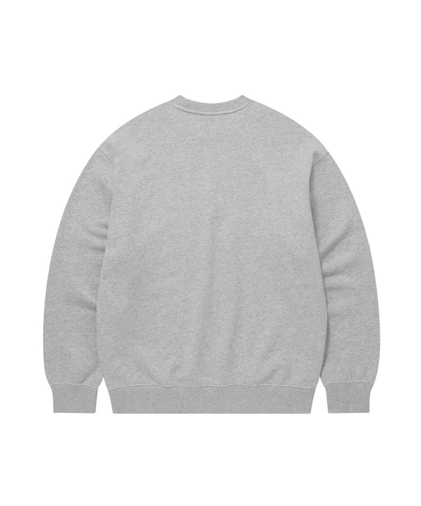 COVERNAT Arch Logo Sweatshirt Melange Gray