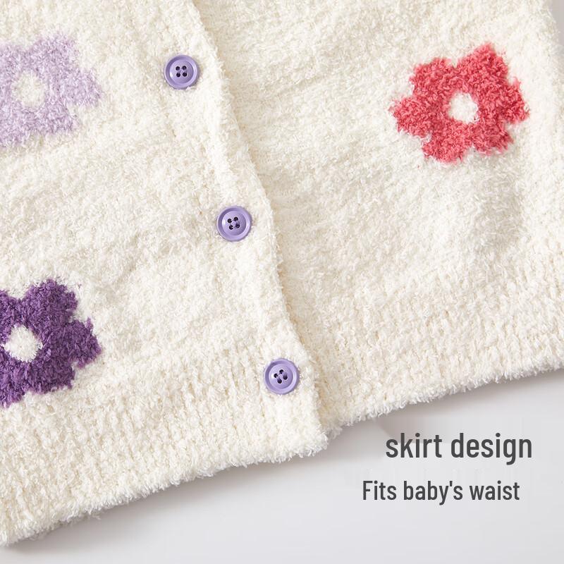 Banxidi Girls' Polka Dot Knit Cardigan