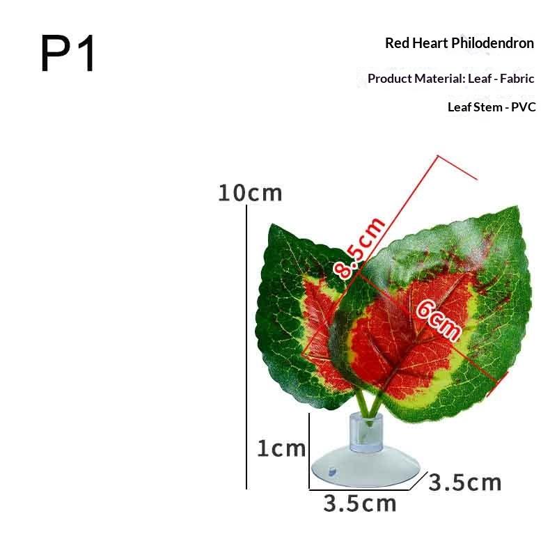 Aquarium Decor Pets Fish Artificial Leaf Hammock Simulating The Habitat For Betta Spawning Grounds Breeding Resting Bed Hide