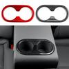 ABS Rear Passenger Cup Holder Frame Cover Trim For Hyundai Kona Sonata 2024-2026