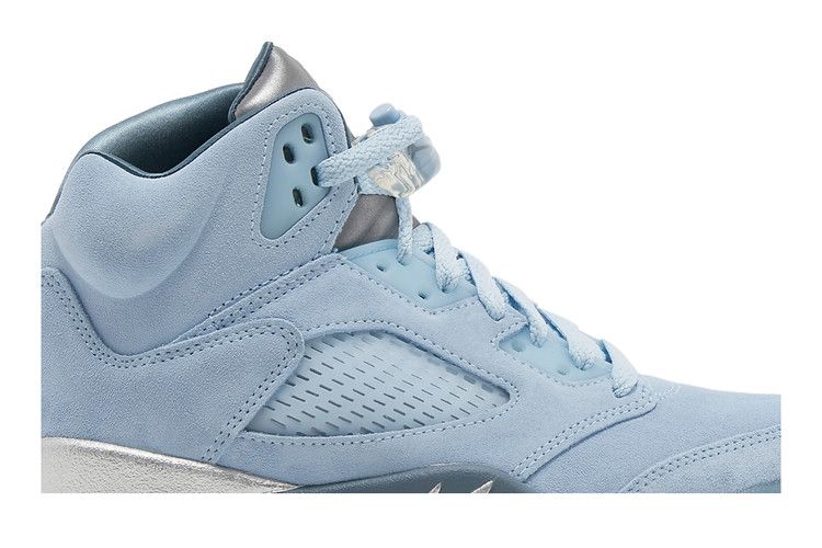 Women's Sneakers Jordan 5 Retro Bluebird (Women's) Photo Blue/Football Grey-Metallic Silver-White