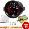 AD White Light 52mm Water Temperature Gauge + Sensor Volt Oil Temp Oil Pressure Rpm Tachometers Vacuum Boost Gauge