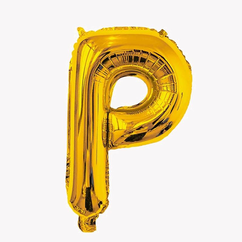 32-Inch Gold English Alphabet Aluminum Film Balloon Birthday Party Decoration Balloon Wedding Decoration In The Letter Helium Floating