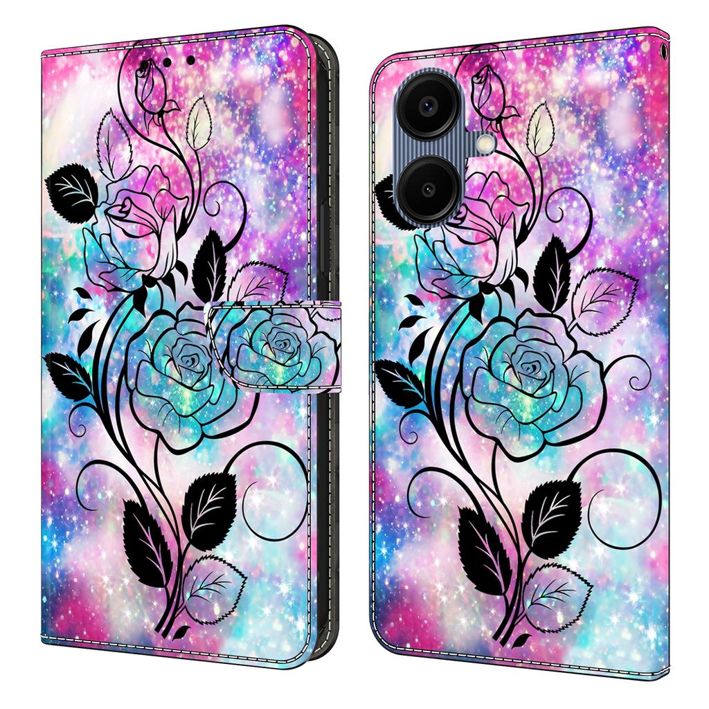 For Samsung Galaxy A07 4G Wallet Case Pattern Printing PU Leather Flip Stand Phone Cover