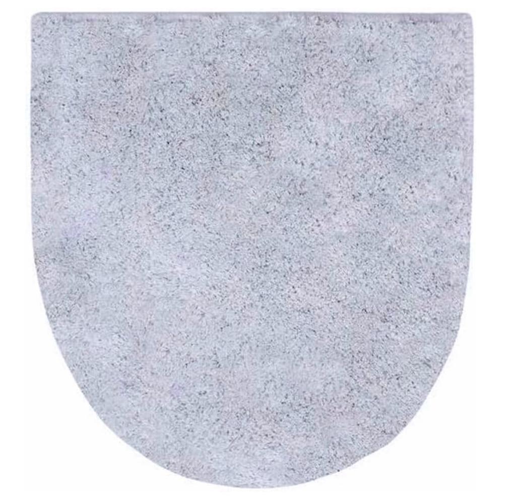Okato Merry Gelato 4-Piece Toilet Mat Set, Gray, Seashell Design, Multi-Purpose, Suitable for Washing and Heated Toilet, Regular Toilet, Lid Cover, Pa