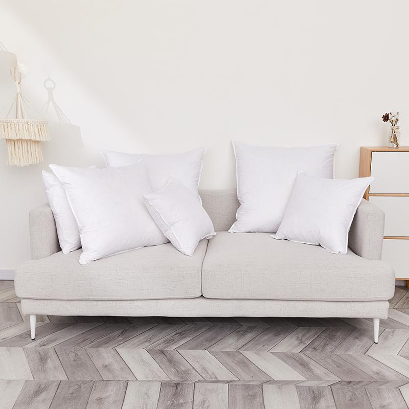 100% Cotton Cover 5% Goose Down 95% Feather Modern Rectangle Eco-Friendly Luxury Neck Sofa Bed Pillow