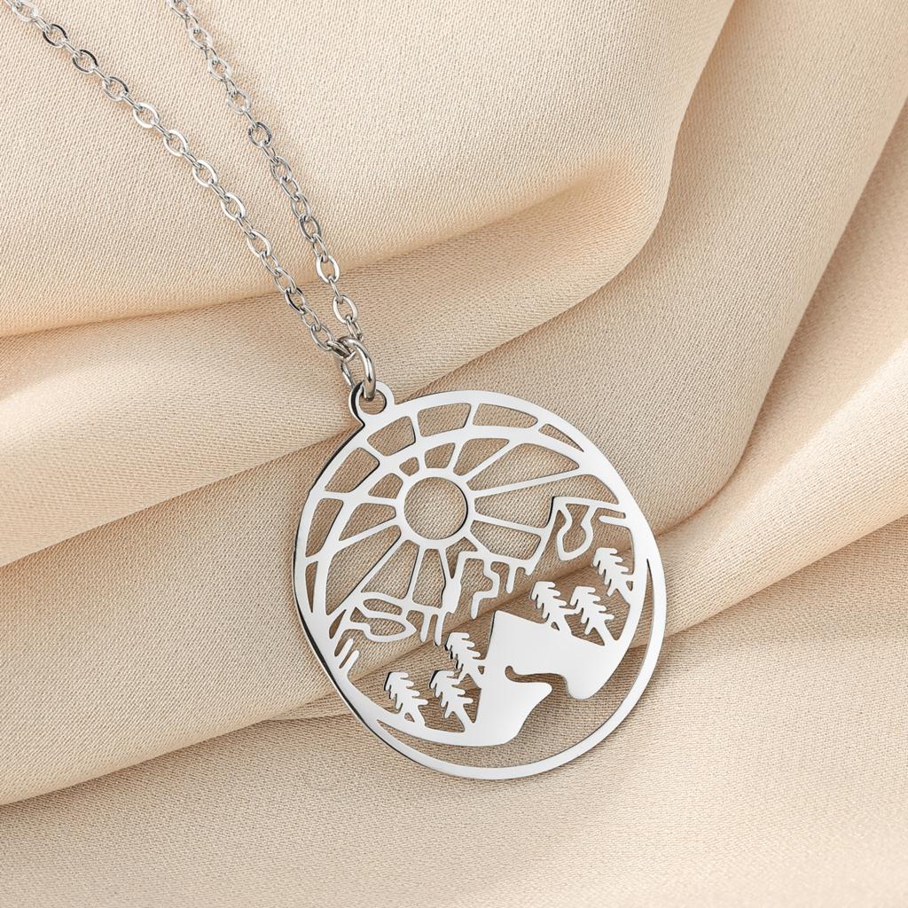 Exquisite Fashion Necklace Nature Lovers Necklace, Minimalist Jewelry, Traveler, Scout, Mom, Gift Valentine's Day Birthday Gift