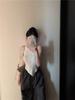 Pure Desire Spicy Girl One-Shoulder Irregular Sleeveless Tank Top - Summer Slimming Inner Wear for Women