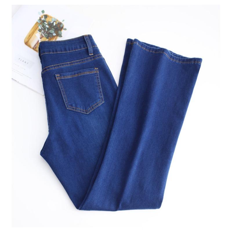 Stretch Jeans Women's Spring High-waisted Slimming Flared Women's Slim Casual Pants