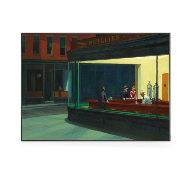 

Эдвард Хоппер Знаменитая абстрактная живопись на холсте Постеры Печать Современное настенное искусство Картина для гостиной Интерьер Домашний декор Cuadros 21cm×30cm NoFrame