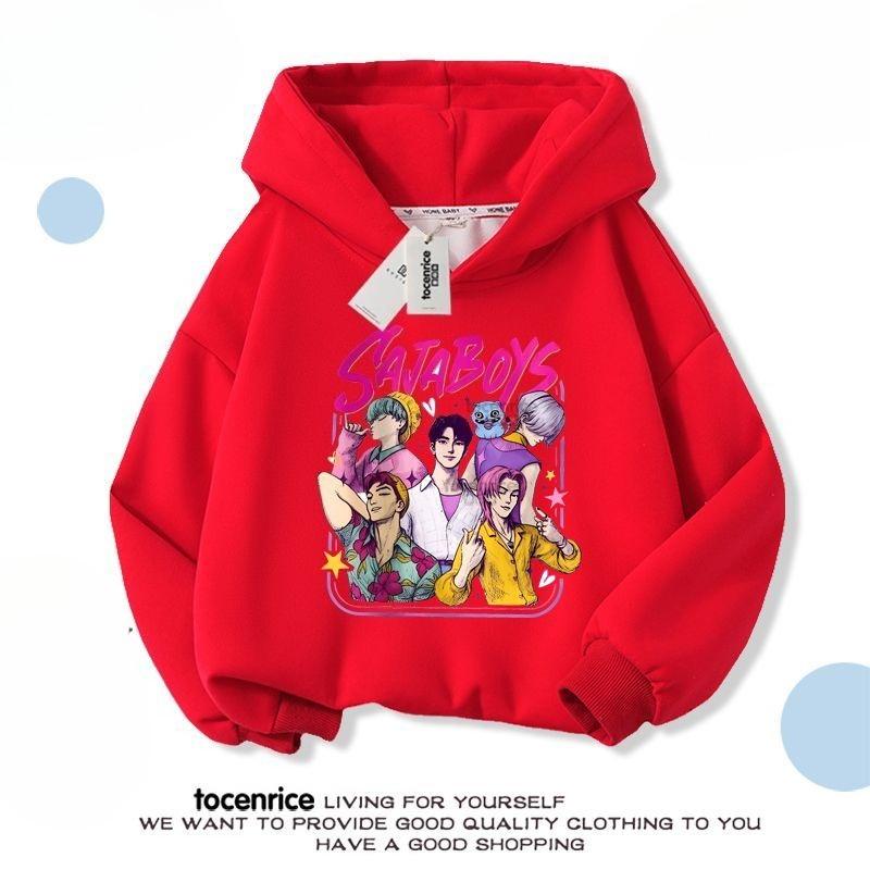 Children's Fashion Witch Hunt Team Hoodies, Spring and Autumn Boys' and Girls' Casual Long-sleeved Hoodies