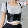 Women Fashion Belt Wide Corset Leather Corselet Modeling Waist-To-Shoulder Leather Belt Body Harness Goth Clothing Accessories