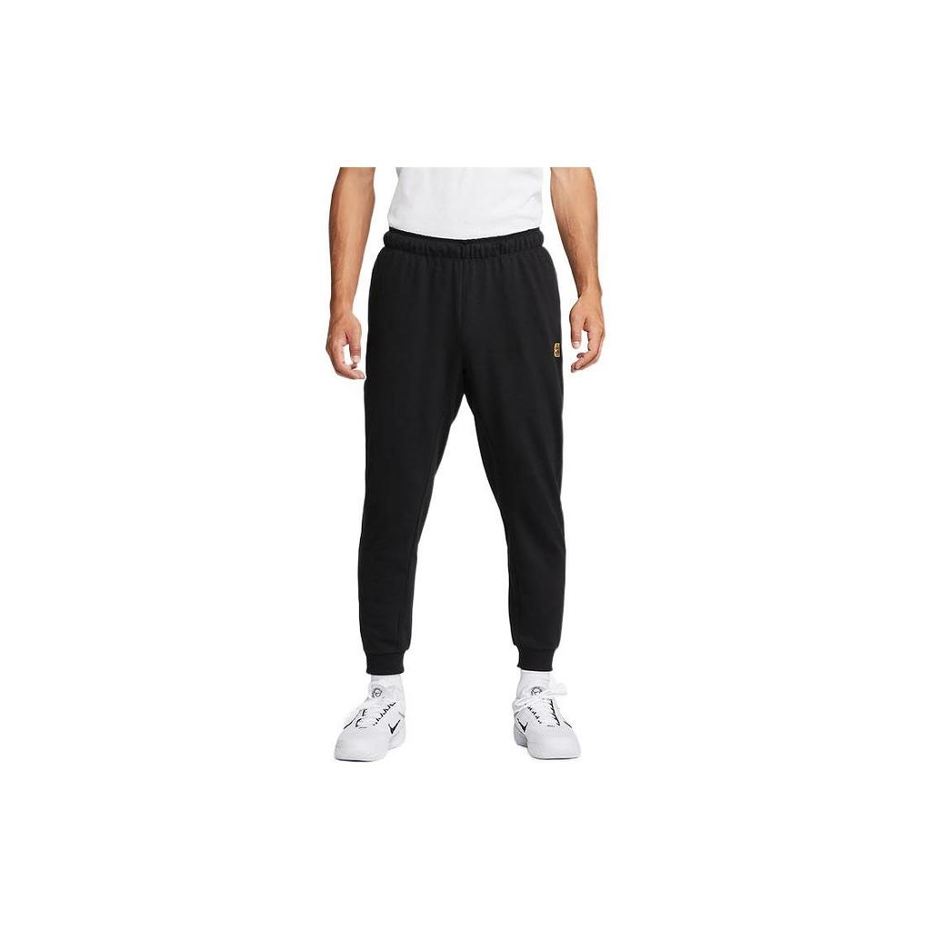Nike FW22 Solid Color Mid-Waist Joggers Men Bottoms Black DQ4588-010