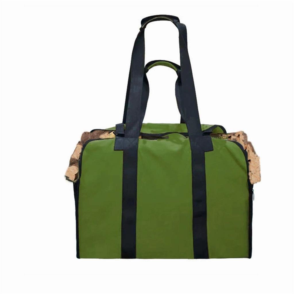Portable Firewood Storage Bag, Multi-functional Oxford Cloth Firewood Handbag, Firewood Logging Bag for Camping Use